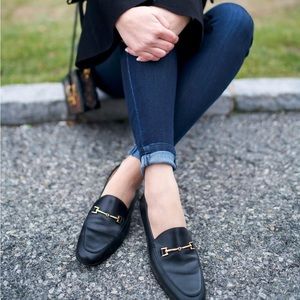 Sam Edelman Loraine Black Leather Loafers 7M